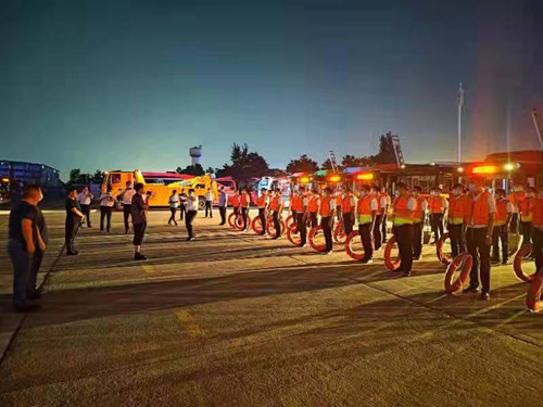 再遇強(qiáng)降雨彭仁來局長(zhǎng)到公司指導(dǎo)防汛工作